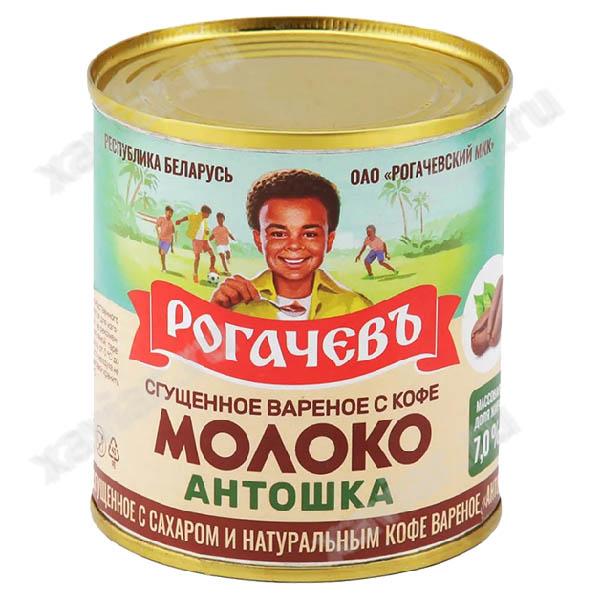Молоко Антошка сгущенное вареное с цикорием «Рогачевъ», 360 гр.