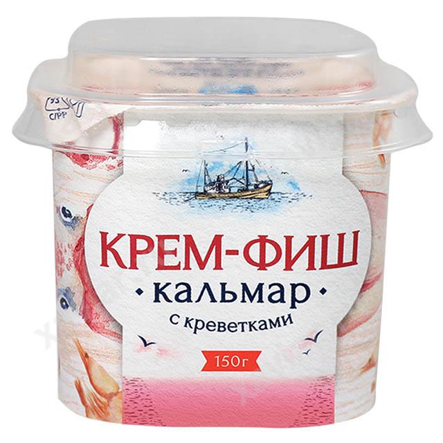 Паста Крем-Фиш Кальмар с креветками «Европром», 150 гр.