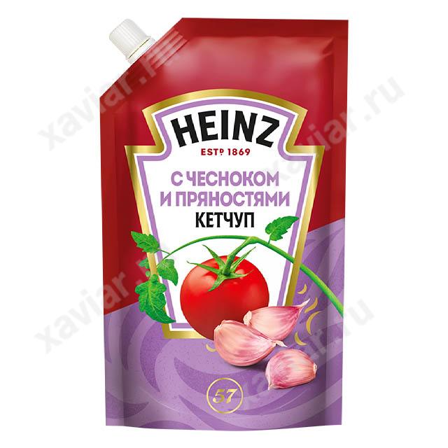 Кетчуп Heinz с чесноком и пряностями, 350 гр.