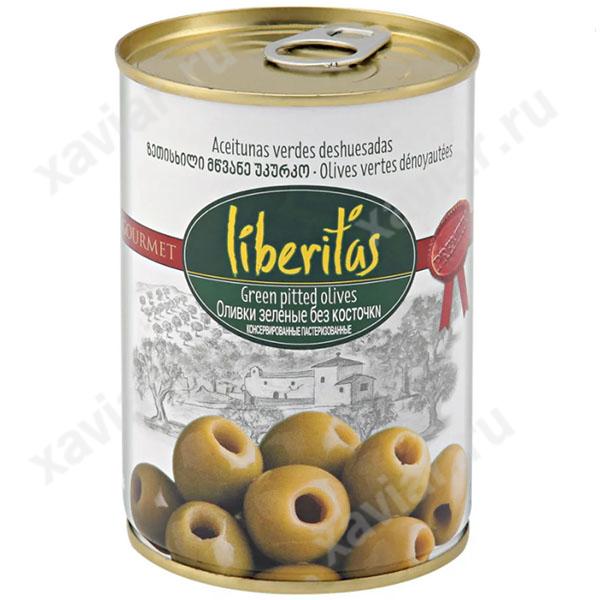 Оливки зеленые без косточки​​ «Liberitas» 425г.