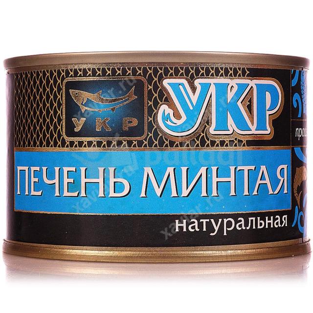 Печень минтая «УКР», 227 гр.